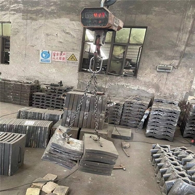 抗磨白口铸铁件BTMCr12运焦溜槽 铸造