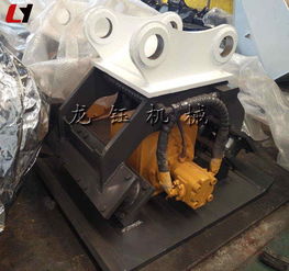 【钩机公路振动夯/生产直销高效工地振动夯/挖土机液压平面夯】- 