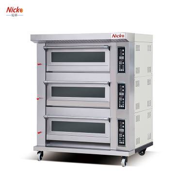尼科厂家直销 三层九盘燃气烤炉，工业烘焙与热处理设备优选
